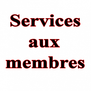 Services aux membres